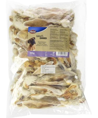 Trixie Rabbit Ears & Gluten-Free Chicken Chewing Rolls - Premium Dog Treats (500g 240g) | International Shipping Available - Buy Online on SooperMarket.com