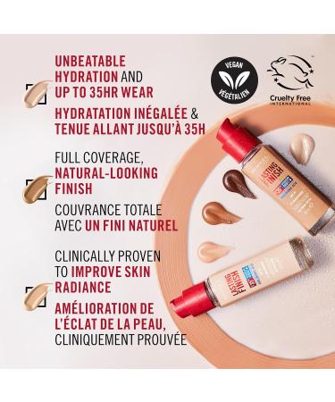 Rimmel London - Lasting Finish 35 Hour Foundation Long-Wearing Hydrating Vegan Formula Full-Coverage - Soft Beige 1 count (Pack of 1) Soft Beige - 201 - Buy Online on SooperMarket.com