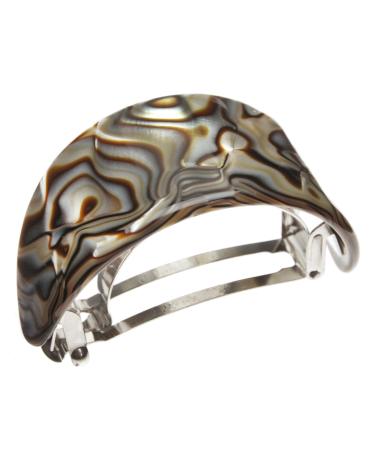 France Luxe Ponytail Barrette - Onyx