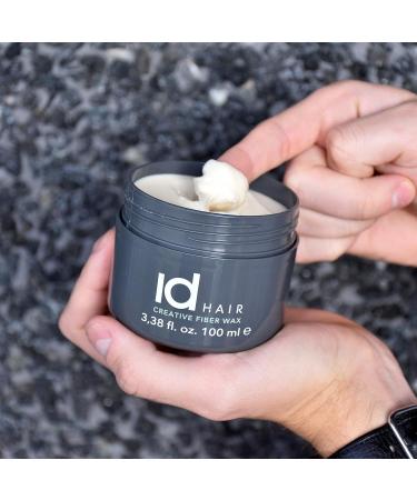 ID Hair Creative Fiber Wax - Strong & Flexible Hold Matte Finish - 100ml - Perfect for Short to Medium Hair - Buy Online on SooperMarket.com