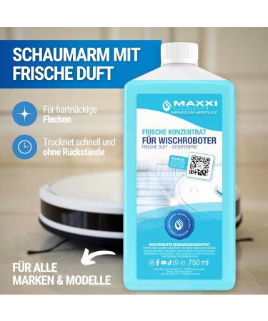 Maxxi Clean Floor Cleaner 3x750ml - Universal Wiping Fluid for Soil Parquet & Tiles | Ideal for Wiping Robots | Fresh Fragrance - Buy Online on SooperMarket.com