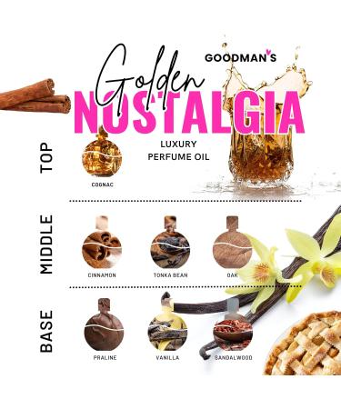 Women Perfume Roll-On Fragrance Oil Long Lasting Luxury Rollerball Mini Perfume Alcohol Free 10ml (Golden Nostalgia) - Buy Online on SooperMarket.com