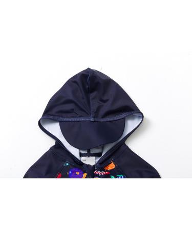 BONVERANO Baby Boys Swimsuit | UPF 50+ Sun Protection | Hooded Full-Zip One Piece Swimwear - Buy Online on SooperMarket.com