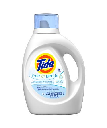 Tide Free & Gentle Liquid Laundry Detergent 64 loads