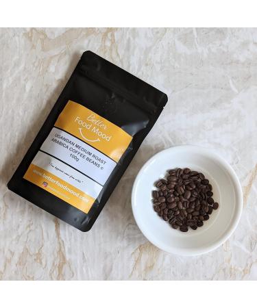 Ugandan Medium Roast Arabica Coffee Beans 100g | Single Origin Mt. Elgon 100% Arabica Coffee Beans Sourced from Small Scale Farmers | Better Food Mood - Buy Online on SooperMarket.com