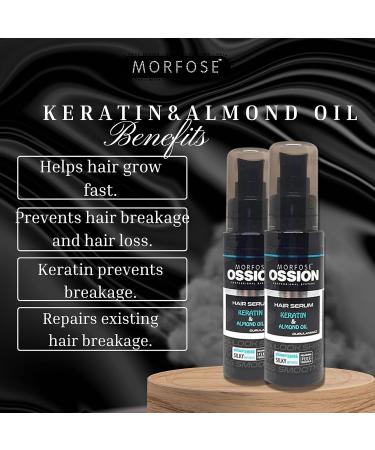 Morfose Hair Serum 75ml | Keratin & Almond Oil for Shine Nourishment & Frizz Control | Heat Protection - Buy Internationally - Buy Online on SooperMarket.com