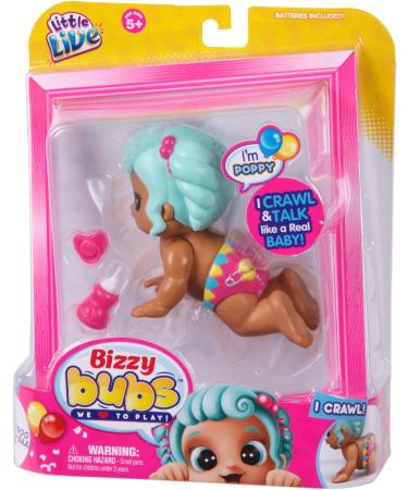 Little Live Bizzy Bubs Single Pack - Poppy | Interactive Baby Doll Toy - Buy Online on SooperMarket.com