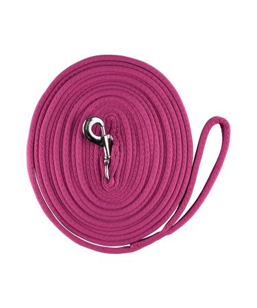 HORZE Lunge Line Raspberry Pink US One Size