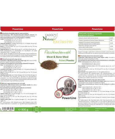 Cadoc Nature Exclusive Meat and Bone Meal 800g - Premium Pet Nutrition for Optimal Health | Buy Now - Buy Online on SooperMarket.com