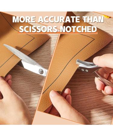Stainless Steel Pattern Notcher Set - Tailor's Punch Tool for Pattern Making and Sewing - Ideal for Cloth Fabric DIY Crafts - Buy Online on SooperMarket.com