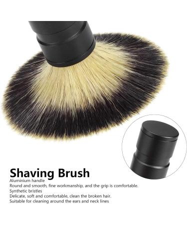 iFCOW Beard Shaving Brush for Men - Aluminum Handle Soft Synthetic Nylon Barber Tool | International Shipping - Buy Online on SooperMarket.com