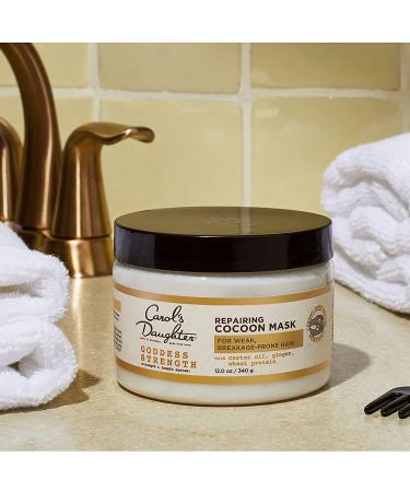 Carol's Daughter Goddess Strength Repairing Hair Mask 12 Oz - Hydrating & Moisturizing with Castor Oil - Buy Online on SooperMarket.com