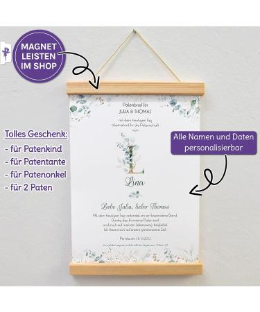 Personalized Fairy Dust Sponsoring Letter | Custom Baptismal Gift for Godchild & Godfather | Monogrammed Sponsor Letter & Certificate - Buy Online on SooperMarket.com