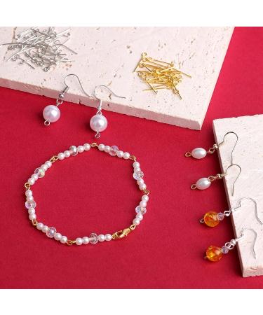 Savita 1500pcs Eye Pins Metal Findings Beading Eyepins - 16/20/30mm (5 Colors) - Jewelry Making Supplies for Earrings & Bracelets - Buy Online on SooperMarket.com