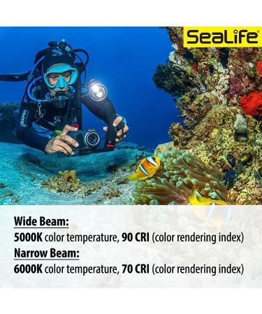 SeaLife Sea Dragon 3000SF Pro Dual Beam Underwater Scuba Light Kit (SL679) - Compact COB LED Photo-Video Lighting for Diving - Grip & Tray Included - Buy Online on SooperMarket.com