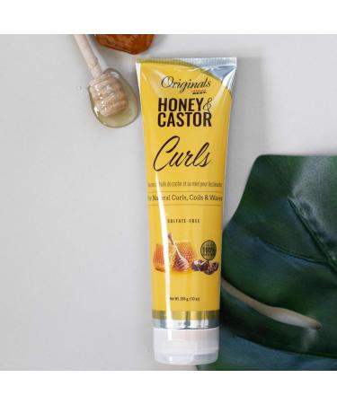 Shop Originals by Africa's Best Honey & Castor Curls - Sulfate-Free Natural Hair Care for Curls Coils & Waves - 10 oz - Buy Online on SooperMarket.com
