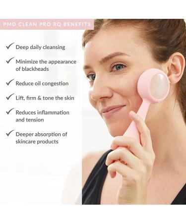 PMD Clean Pro: Smart Facial Cleansing Device & Anti-Aging Massager Blush - Buy Online on SooperMarket.com
