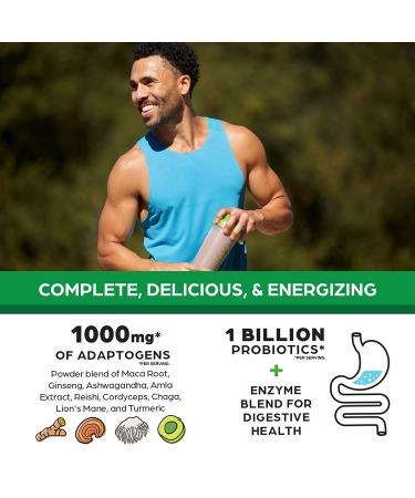 Orgain Organic Perfect Meal Powder Vegan Meal Replacement | 25g Plant Based Protein | 80+ Superfoods | Fiber & Probiotics | Non-GMO Chocolate 2.16 lb - Buy Online on SooperMarket.com