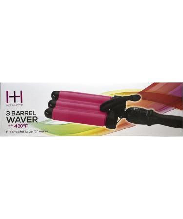 Hot and Hotter 3 Barrel Waver | 430 F Styling Tool for Perfect Waves - Shop Internationally - Buy Online on SooperMarket.com
