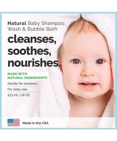 Organic Vanilla Shea Baby Shampoo & Wash - Gentle 2-in-1 Soap for Sensitive Skin | My Little North Star - Buy Online on SooperMarket.com