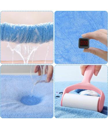 Funmo Baby Hooded Towel 70x140 cm - Soft Super Absorbent Bath Towel for Kids (0-5 Years) - Cute Blue Design - Buy Online on SooperMarket.com