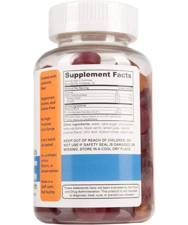 DrFormulas Prebiotic Fiber Gummies for Kids & Adults | Constipation Relief and Healthy Digestion | Kosher, Vegetarian, Gluten-Free | 30-Day Supply - Buy Online on SooperMarket.com