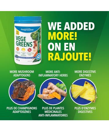 Progressive Vegegreens Blueberry Medley Flavour 265 g Anti-Inflammatory plus Liver & Digestion Support Blueberry Medley 265 g - Buy Online on SooperMarket.com