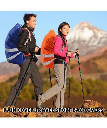 Kigeli 4 Pcs Rainproof Backpack Cover for 35-50L Backpacks - Ideal for Hunting, Camping, Hiking, Biking - Reflective Straps, Anti-Slip Buckles - Buy Online on SooperMarket.com