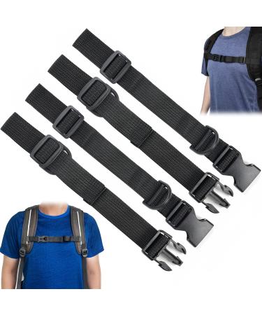 2 pieces of adjustable chest strap backpack quick lock backpack belt belt band backpack backpack belt for backpack chest strap with buckle backpack chest strap for trip climbing jogging