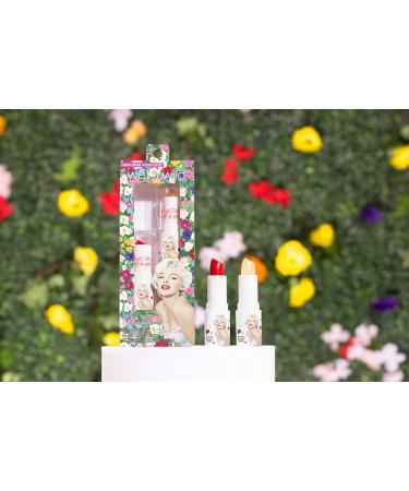 Buy Wet n Wild Marilyn Monroe Icon Lipstick & Balm Set | Moisturizing Red Lipstick & Glitter Balm | pH-Activated Formula International Shipping - Buy Online on SooperMarket.com
