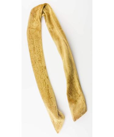 Mytoptrendz Wire Headband Plain Velvet Adjustable Bendy Usangi Wired Hair Band Hair Tie Twist Bowknot Rockabilly Retro Boho Rockabilly Scarf (Gold Beige) - Buy Online on SooperMarket.com