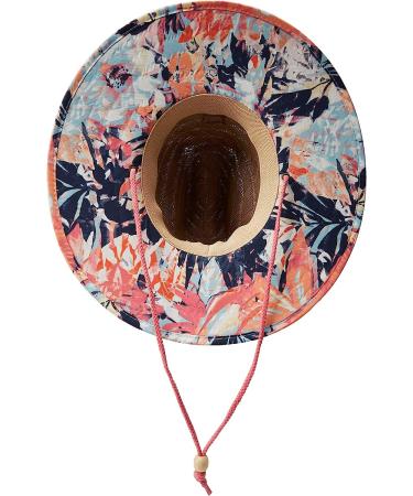 Roxy Women's Tomboy Straw Hat Medium-Large in Mood Indigo Trouble Double Exc - Buy Online on SooperMarket.com
