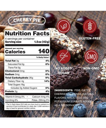 FigNuts Gluten Free Fig Bars - Real Fruit Snack Bar Variety Pack | Non-GMO, High Fiber, No Added Sugar | 6 oz Bags (4 Pack) - Buy Online on SooperMarket.com