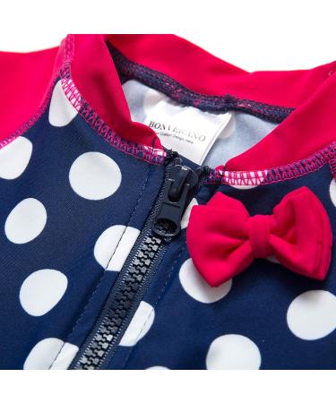 Bonverano Baby Girls UPF 50+ Sunsuit with Sun Cap - Rose Red (9-12 Months) - Buy Online on SooperMarket.com