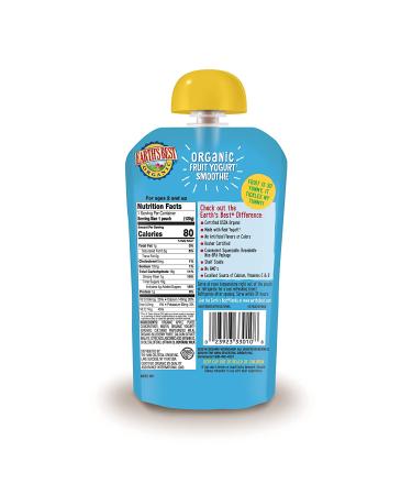 Earth's Best Organic Sesame Street Toddler Fruit Yogurt Smoothie 4.2oz Pouch (Pack of 12) - Apple Blueberry Flavor - Buy Online on SooperMarket.com