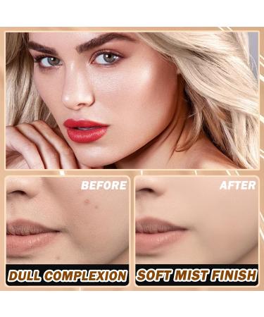 Shop Waterproof Foundation Cream | Full Coverage Lightweight Makeup Kit with Brush - #02 - Long Lasting & Oil Control for Women | International Shipping - Buy Online on SooperMarket.com