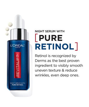 L'Oreal Paris Hyaluronic Acid, Vitamin C & Retinol Serum - Anti-Aging Day Night Care - Buy Online on SooperMarket.com