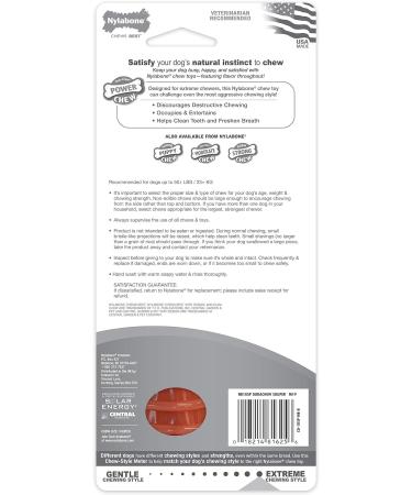 Nylabone Dura Chew Extreme Tough Dog Chew Toy Bone XL - Bacon Flavour | For Dogs over 23 kg - Buy Online on SooperMarket.com