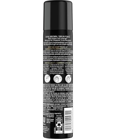 TRESemm Root Touch-Up Hair Spray conceals greys in seconds for dark brown hair temporary hair colour in an aerosol spray 70.8 g - Buy Online on SooperMarket.com