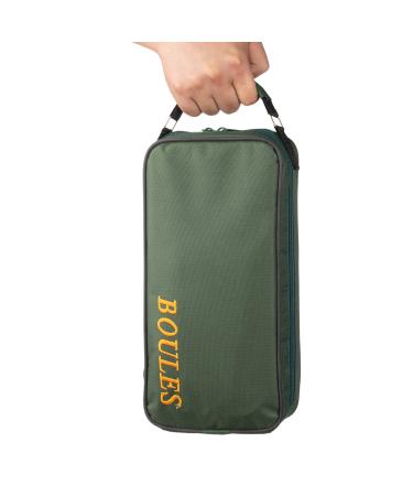 Tofern Beautiful Boule Bag for 3/6/8 Balls Made of Premium Nylon&Oxford for Outdoor Fun Boules Handbag Without Boule 6 Boules Army Green