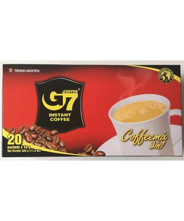 TRUNG NGUYEN G7 Instant Coffee (Coffee Mix 3in1) 16g X 21 bags Vietnamese Coffee - Buy Online on SooperMarket.com