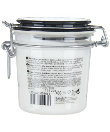 Bettina Barty Vanilla Body Butter 400ml - Nourishing Moisturizer for All Skin Types | Shop Internationally - Buy Online on SooperMarket.com