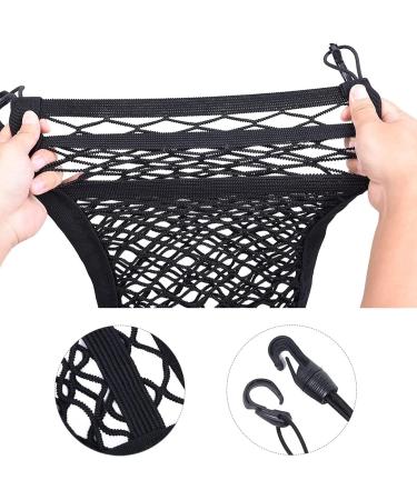 Car Seat Organizer| Elastic Storage Net| Mesh Bag for Car Boot| Backseat Barrier for Pets and Kids - Buy Online on SooperMarket.com