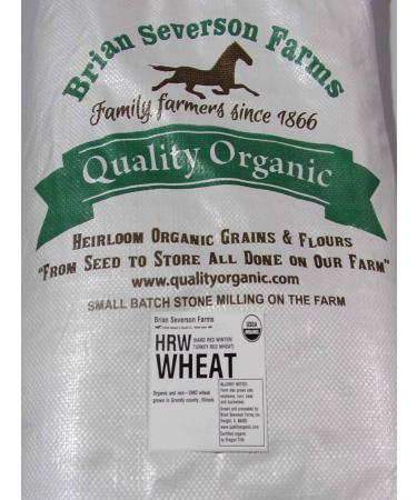 Organic Hard Red Winter Wheat Berries | Certified Organic Heirloom variety named TURKEY RED | 15 lbs. | Farmer Direct | Organic, non-GMO, IP