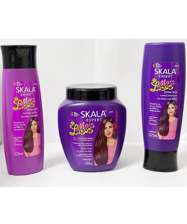 SKALA Expert Mais Lisos Shampoo 2 IN 1 Conditioning Treatment Cream and Conditioner Kit
