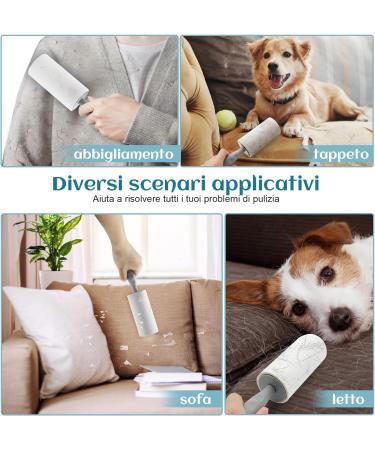Lint Rollers 360 Sheets lint rollers for pet hair Lint Roller for Clothes Sticky Roller Lint Remover Roller with 1 Handle & 6 Refills Pet Hair Remover Roller brush for Carpet Sofa Fluff Remover. - Buy Online on SooperMarket.com