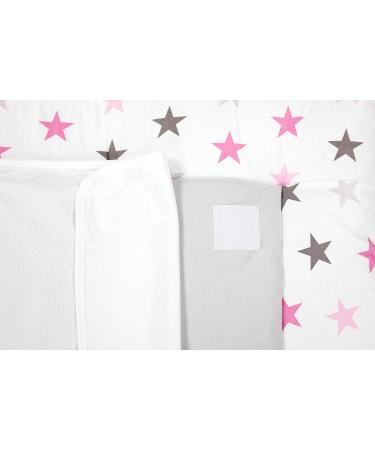 Tuptam Wrap Edition - 2 Terry Moves Stars Pink/Gray 70x70 cm - International Shipping Available - Buy Online on SooperMarket.com