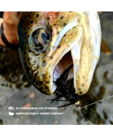 Woolly Bugger Trout Fly Fishing Streamer Assortment 15 Pack Size #8 - Premium Fly Fishing Lures - Buy Online on SooperMarket.com