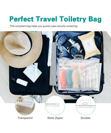 Travel Size Bottles for Toiletries & Skincare | Leakproof Refillable TSA Approved - 13PCS Makeup Essentials - Buy Online on SooperMarket.com