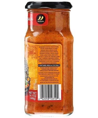 Sharwood Tikka Masala Cooking Sauce 14.1 oz - Authentic Indian Flavor for Easy Cooking - Buy Online on SooperMarket.com